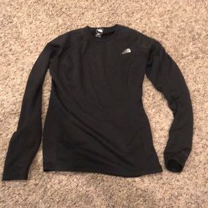 Long sleeve work out shirt north face